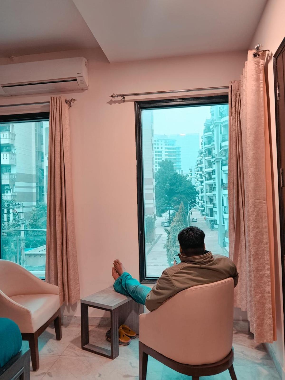 Lime Tree Service Apartment Golf Course Road, Gurgaon Exteriör bild